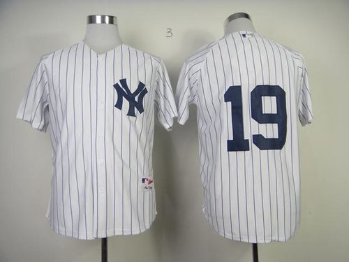 Yankees #19 Masahiro Tanaka White Stitched MLB Jersey - Click Image to Close